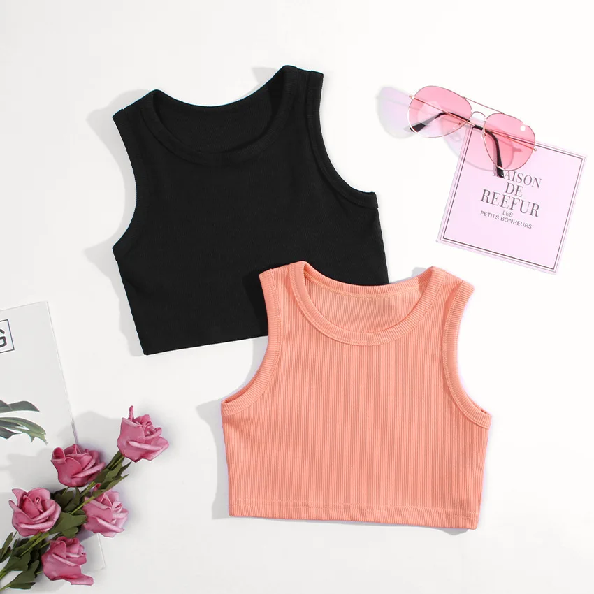 Summer Clothing Toddler - Summer Girls Underwear Sleeveless Shirts for
