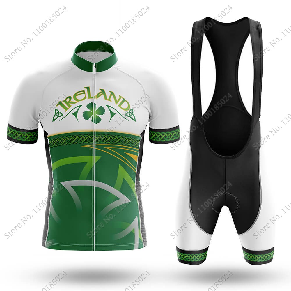 Ireland Summer Clothing - 2024 Ireland National Cycling Jersey Set