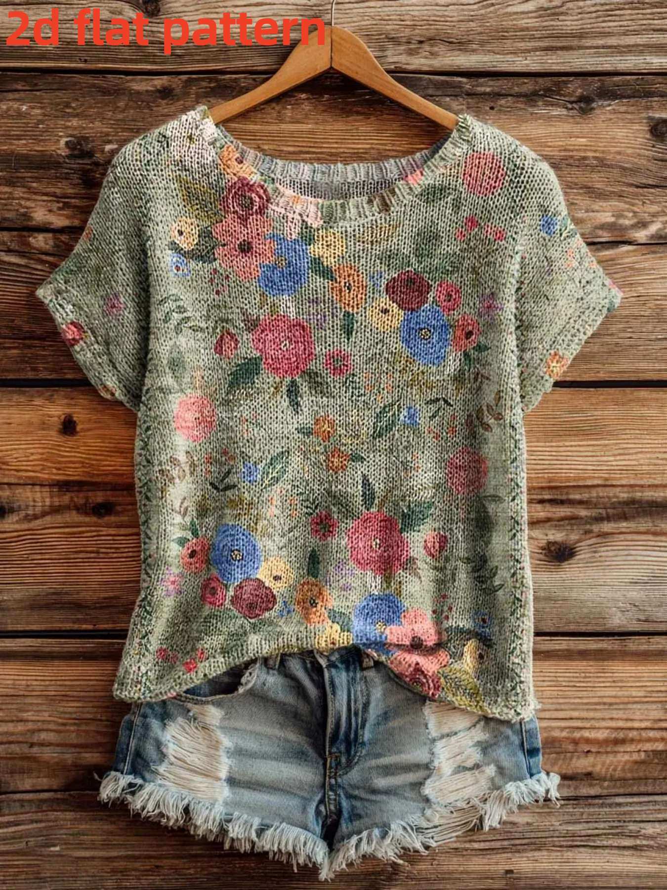 Summer Clothing Yarn - Printed Design - Nottextured Spring/Summer Fashion