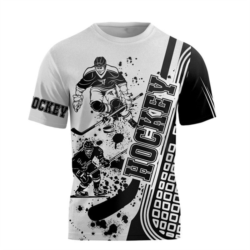 Summer Clothing Canada - Canada Hockey Sports T-shirt Fashion 3D