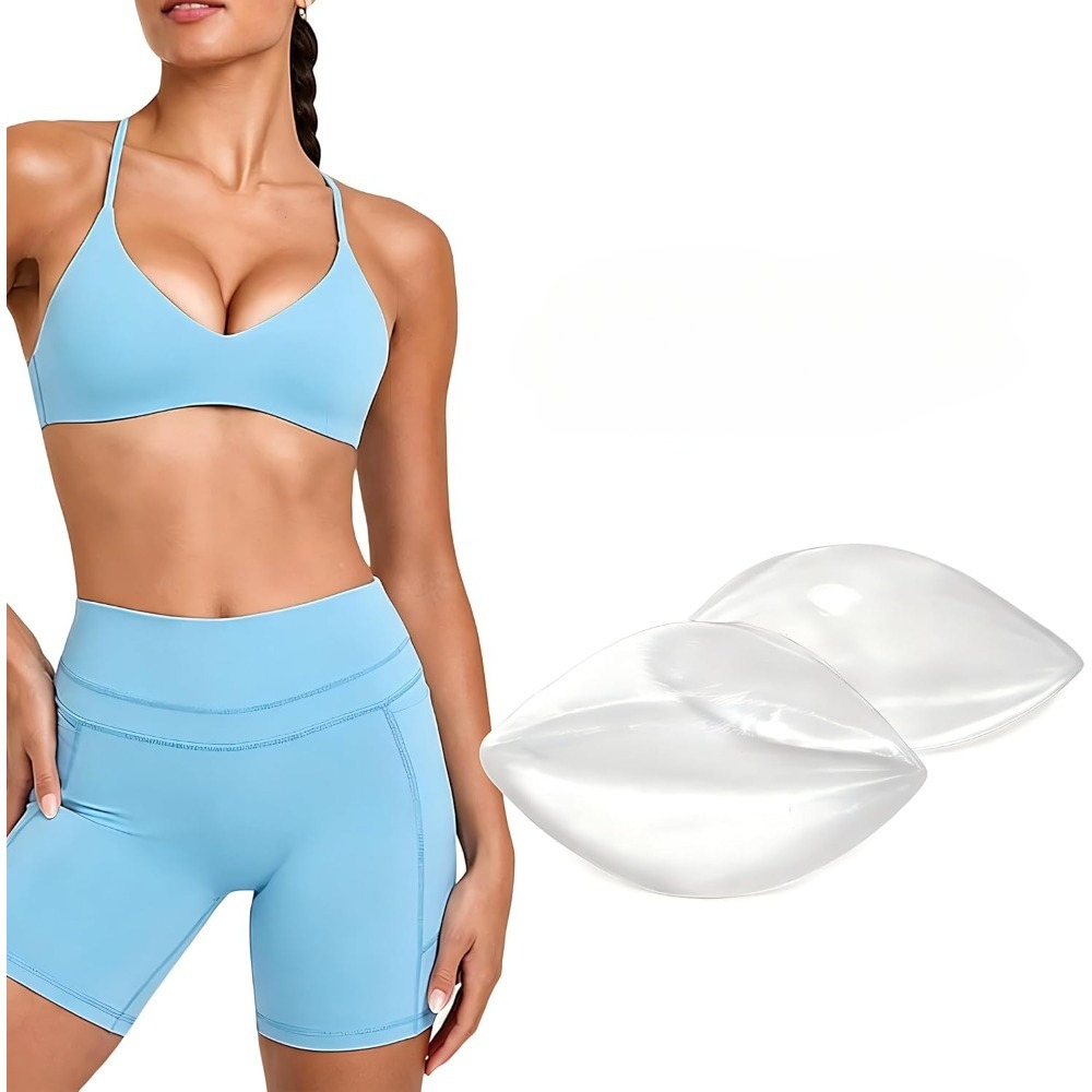 Bikini Set Push Up - Adhesive Silicone Bra Inserts - Removable
