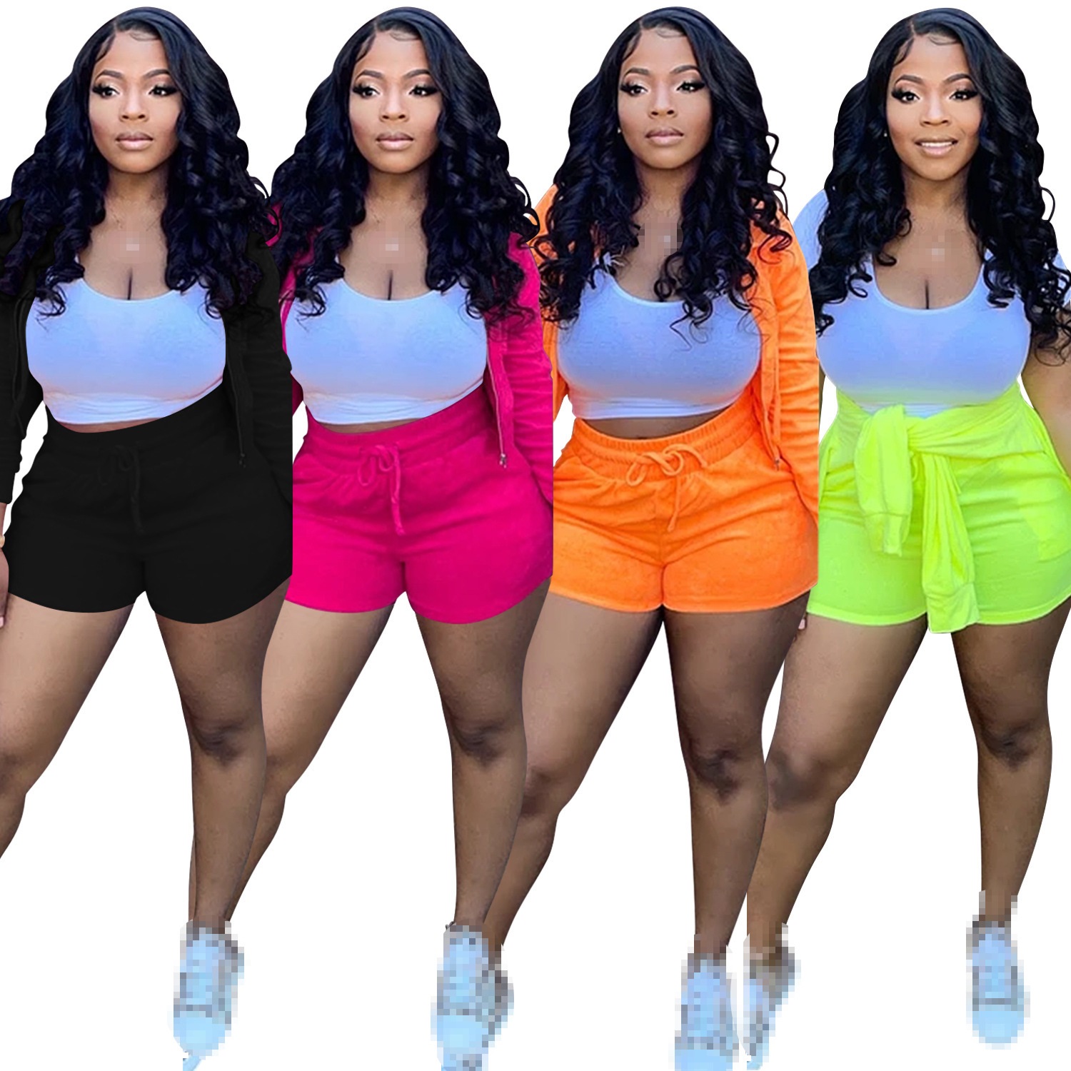Summer Clothing Wholesale - shorts sets 3 piece set women