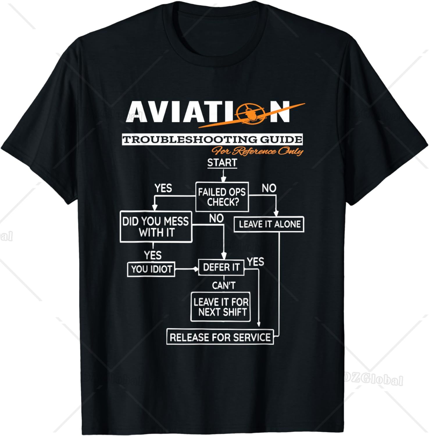 Summer Clothing Guide - Airplane Pilot T-Shirt Funny Pilot Troubleshooting