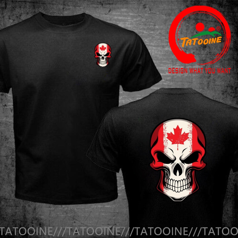 Summer Clothing Canada - Funny Design Canada Flag Painted on