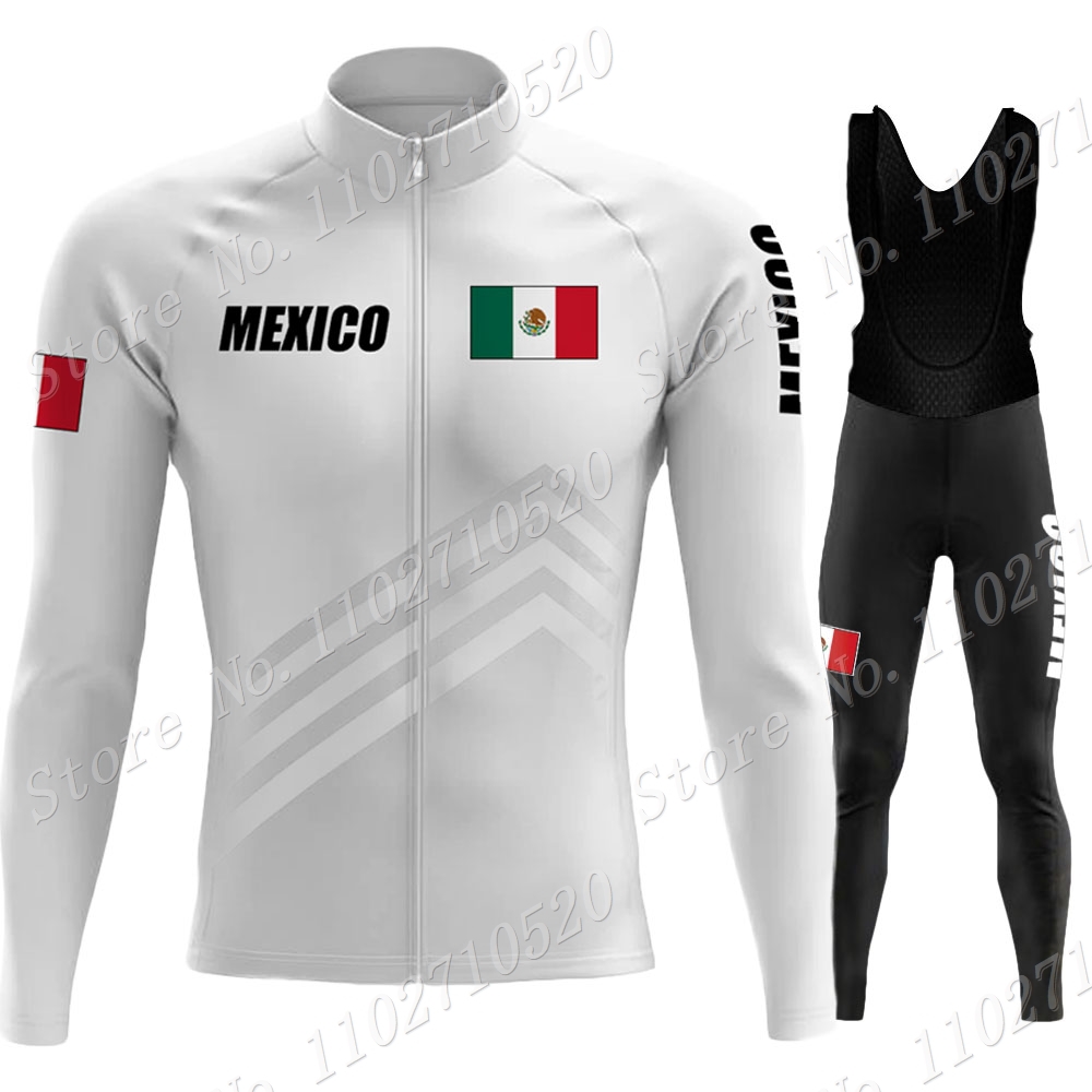 Summer Clothing Sale Men - 2023 Mexico Team Cycling Jersey Set