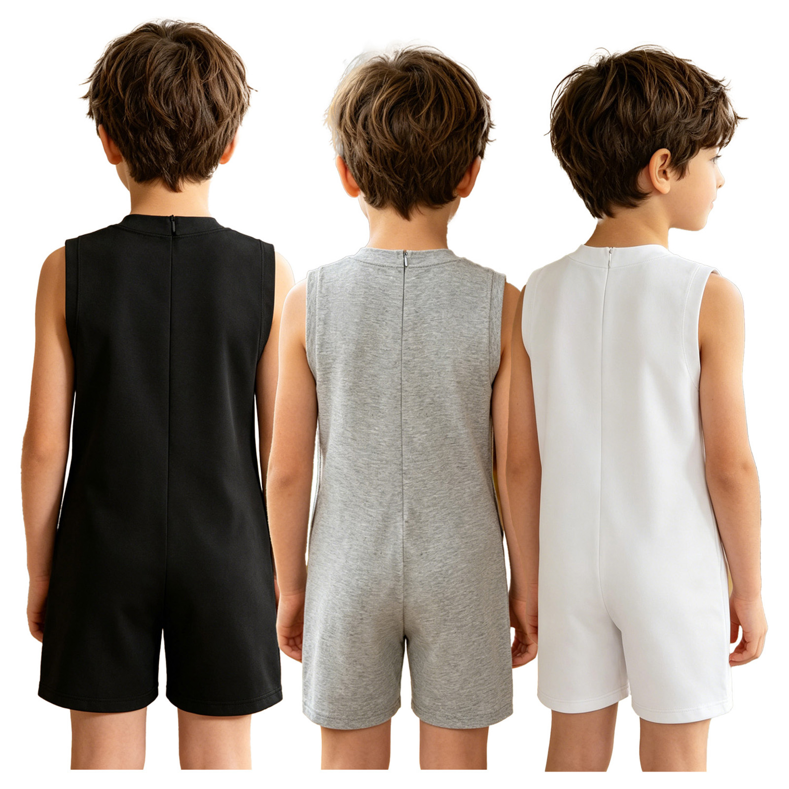 Summer Clothing Needs - 3pcs Kids Boys Girls Autism Adaptive