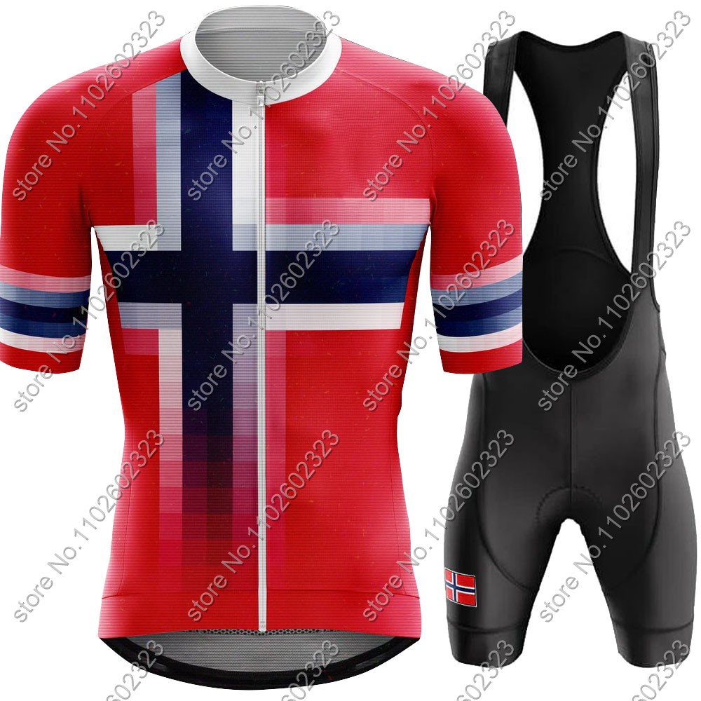 Summer Clothing Sale Men - 2024 Norway Cycling Jersey National Team