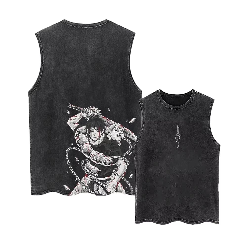 Summer Clothing In Japan - 2026 Jujutsu Kaisen Summer Gym Vest