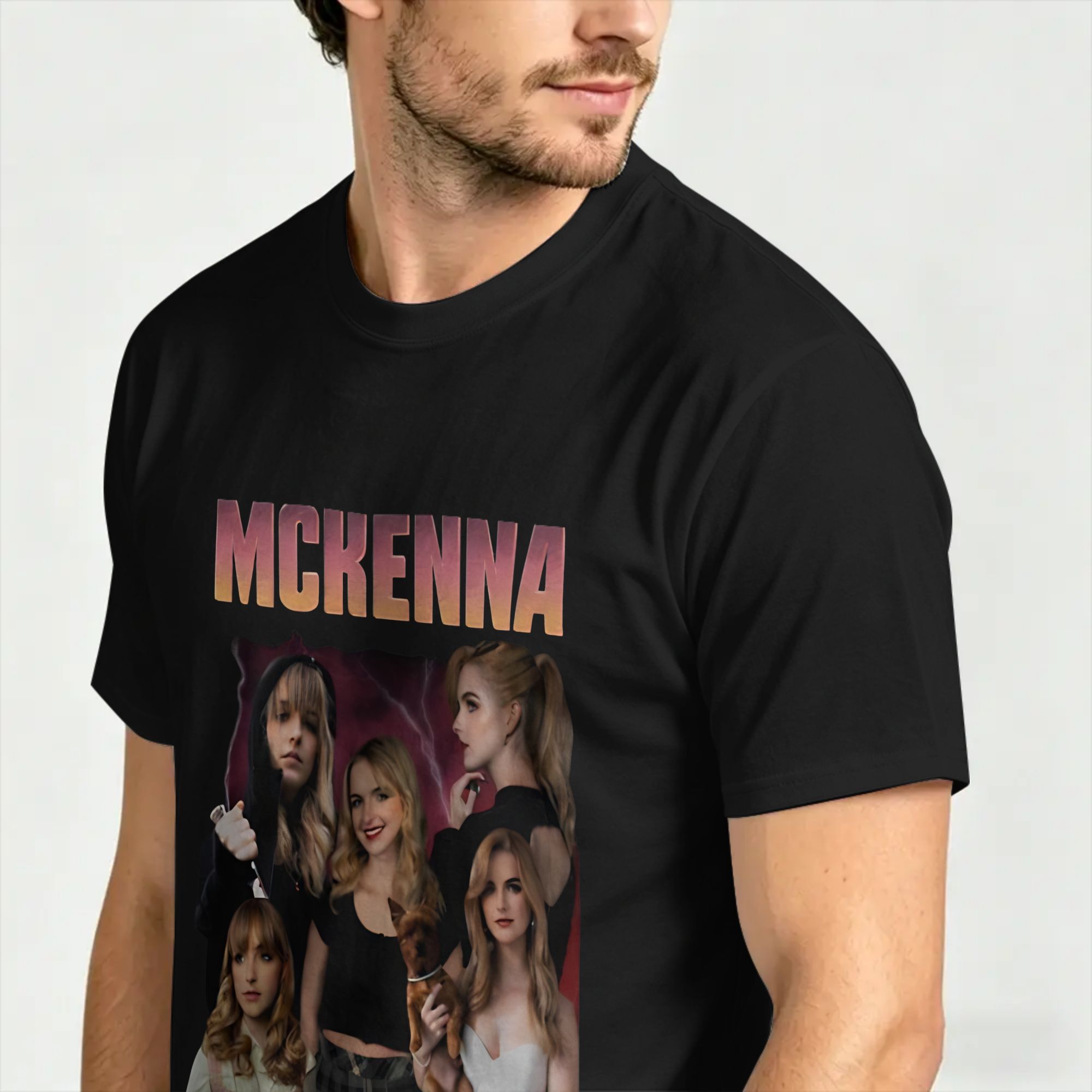 Mckenna Grace Cotton T-Shirt F - Summer Clothing Wholesale 评论和价格
