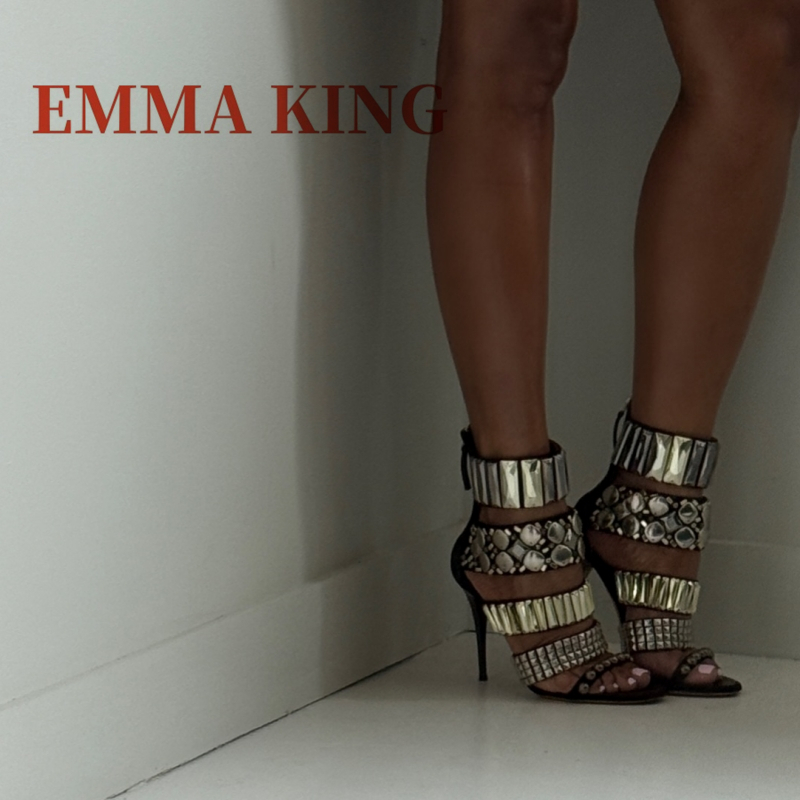 Black Embellished Ankle Strap  - Summer Clothing Collection 评论和价格