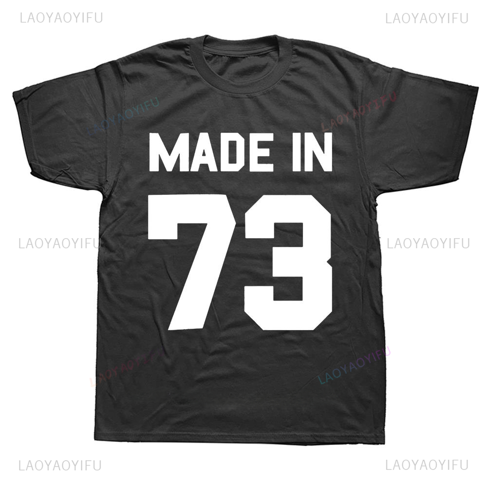 Hot Sale Made in 73 Graphic Cl - Summer Clothing Sale Men 评论和价格