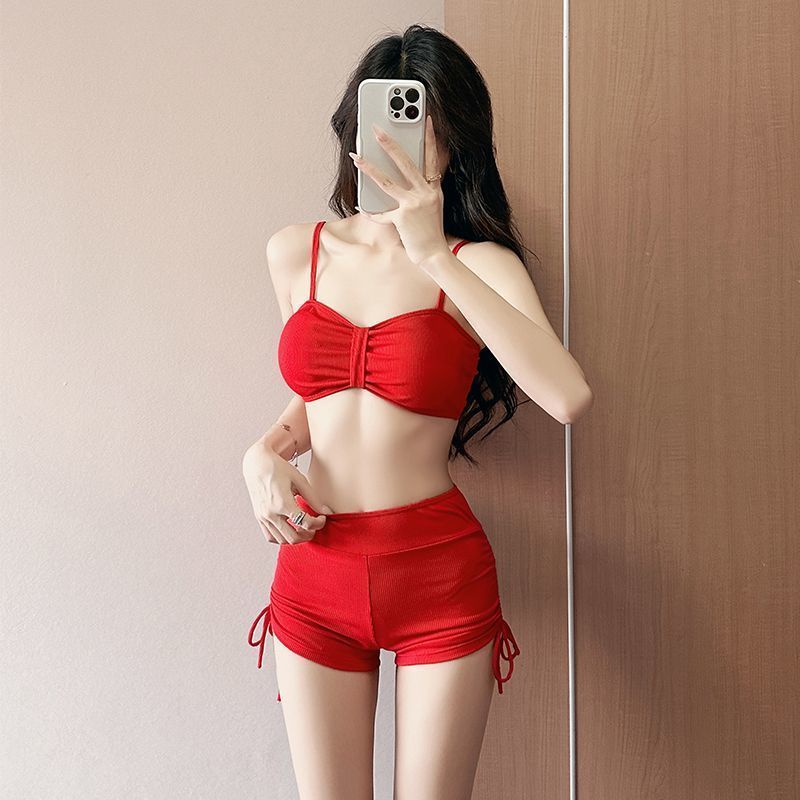Women's 3 Piece Swimsuit Set S - Bikini Set Push Up 评论和价格