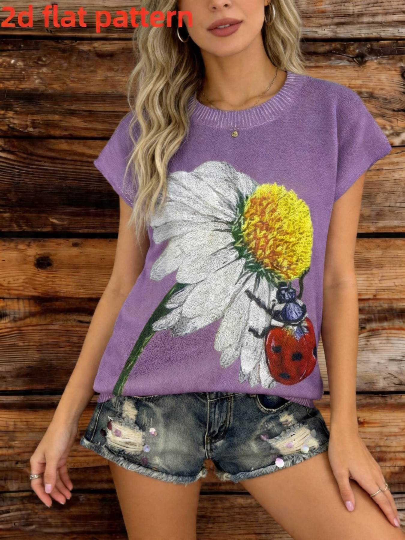 Printed Design - Nottextured S - Summer Clothing Yarn 评论和价格
