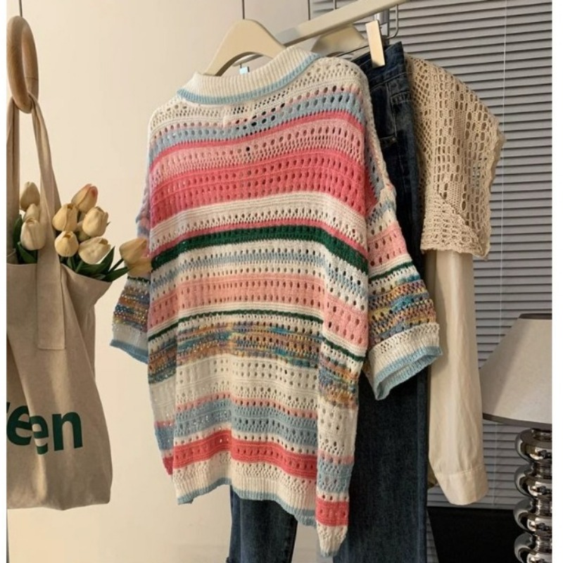 Women Clothing Summer Contrast - Summer Clothing Yarn 评论和价格