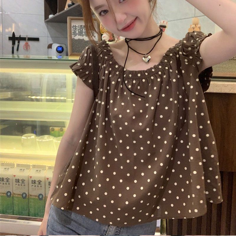 Korean Temperament Polka Dot L - Summer Youth Clothing 评论和价格