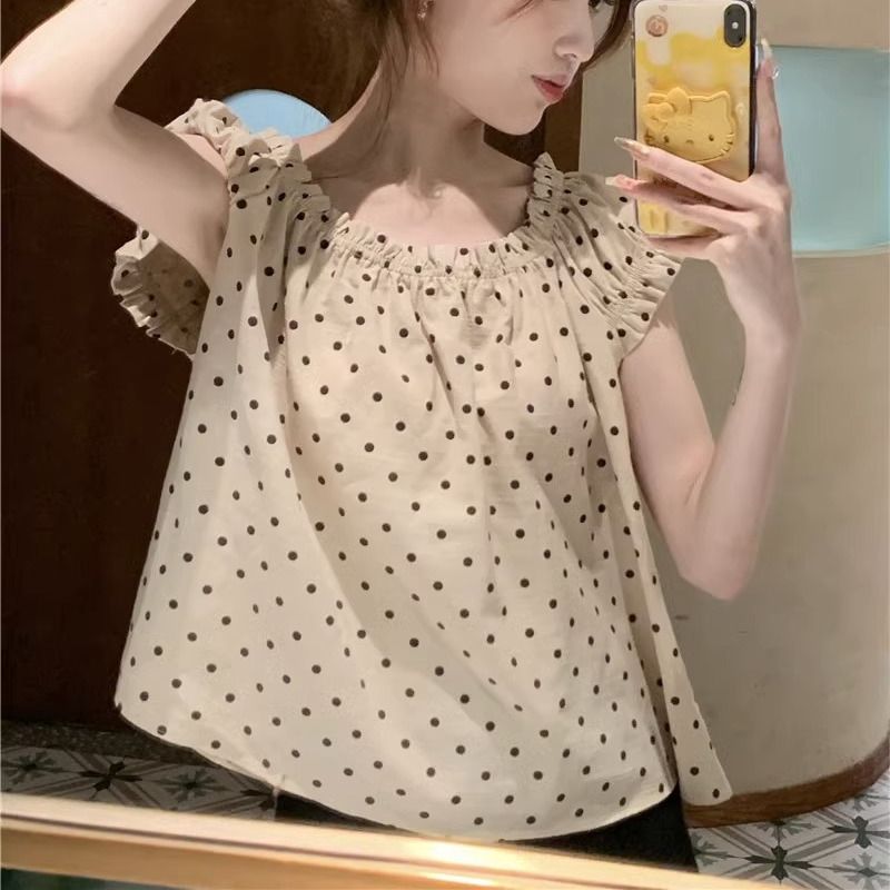 Korean Temperament Polka Dot L - Summer Youth Clothing 评论和价格