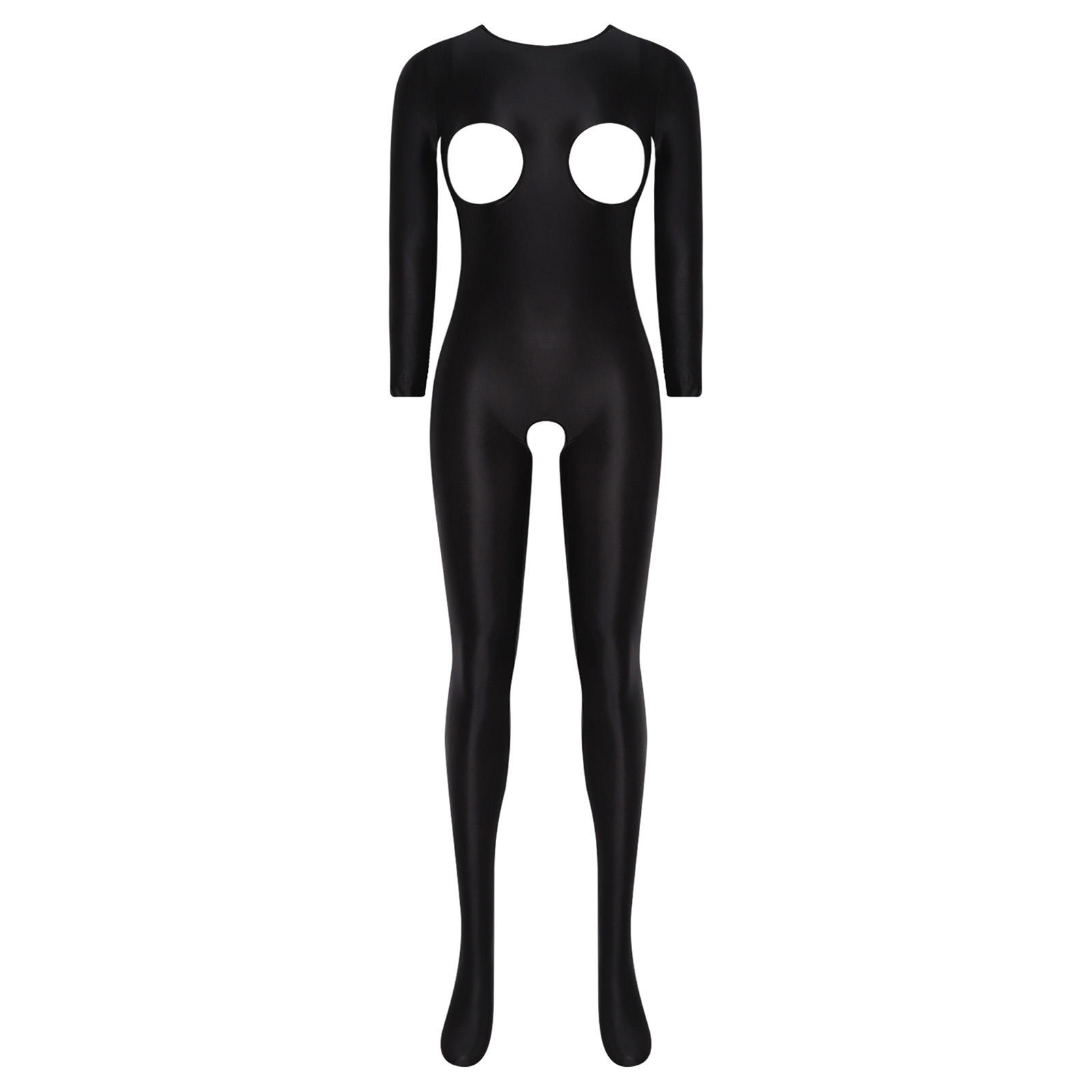 Women Glossy Stretchy Open Cro - Xl Summer Clothing 评论和价格
