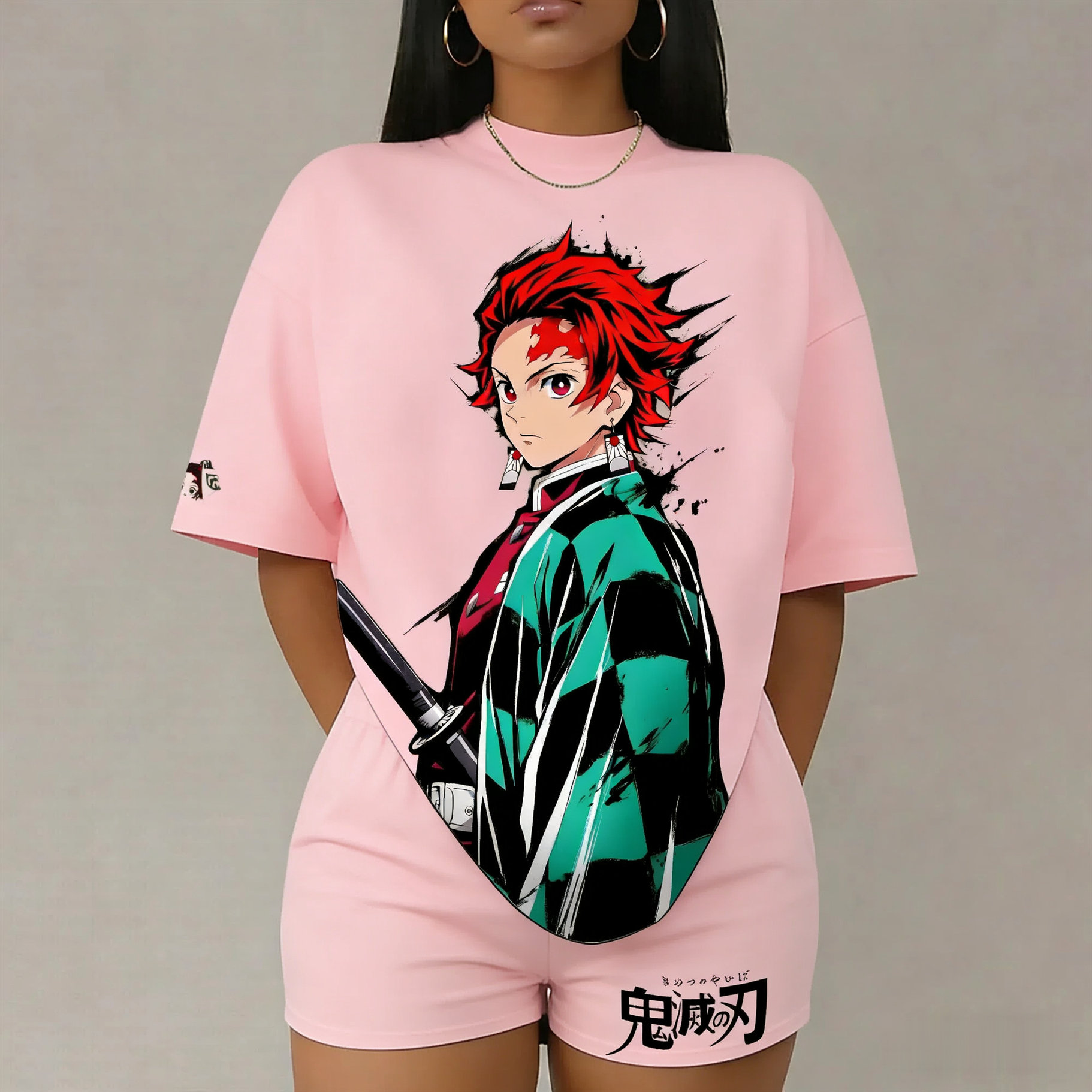 Demon Slayer Street Trend Bran - Summer Clothing Good Quality 评论和价格