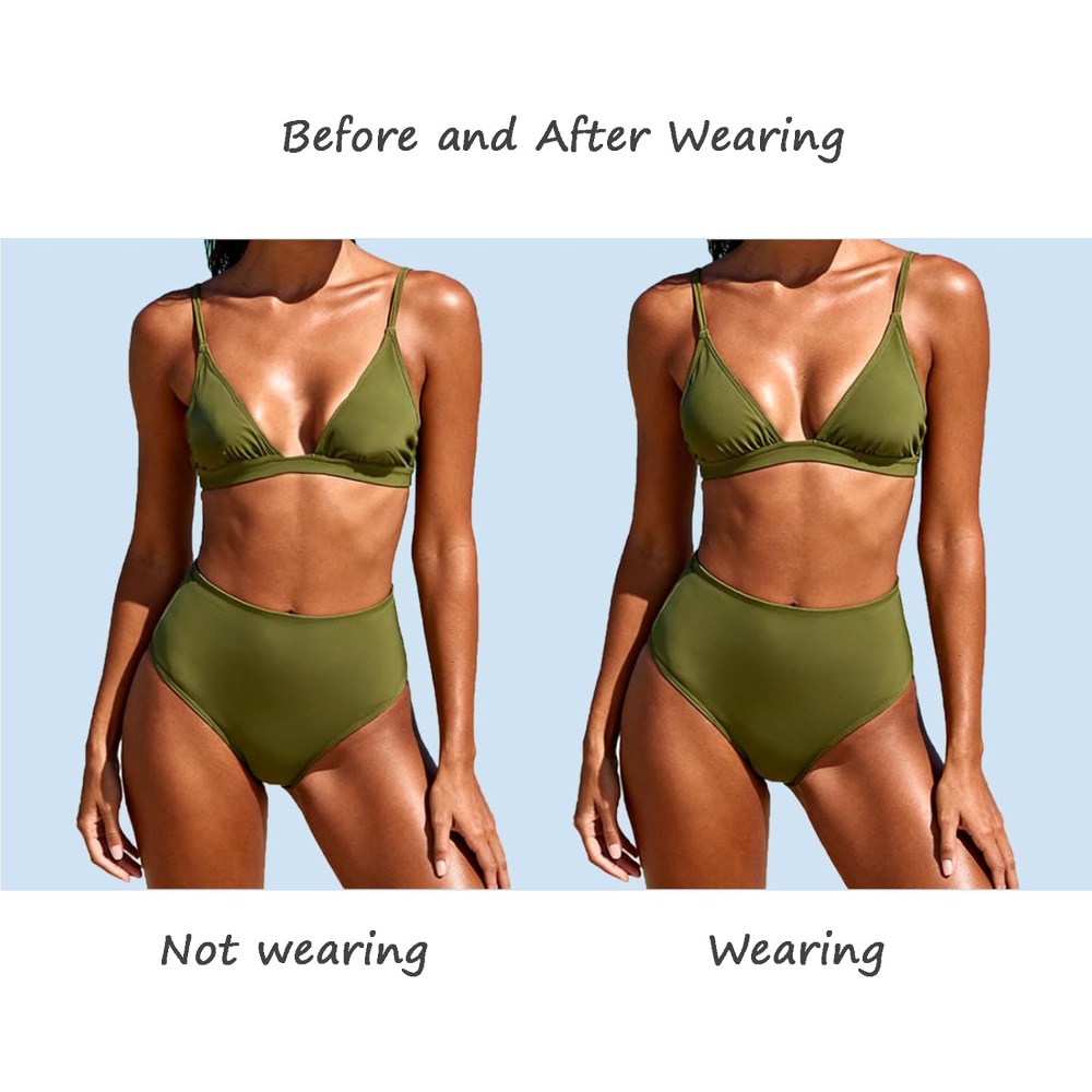 Adhesive Silicone Bra Inserts  - Bikini Set Push Up 评论和价格