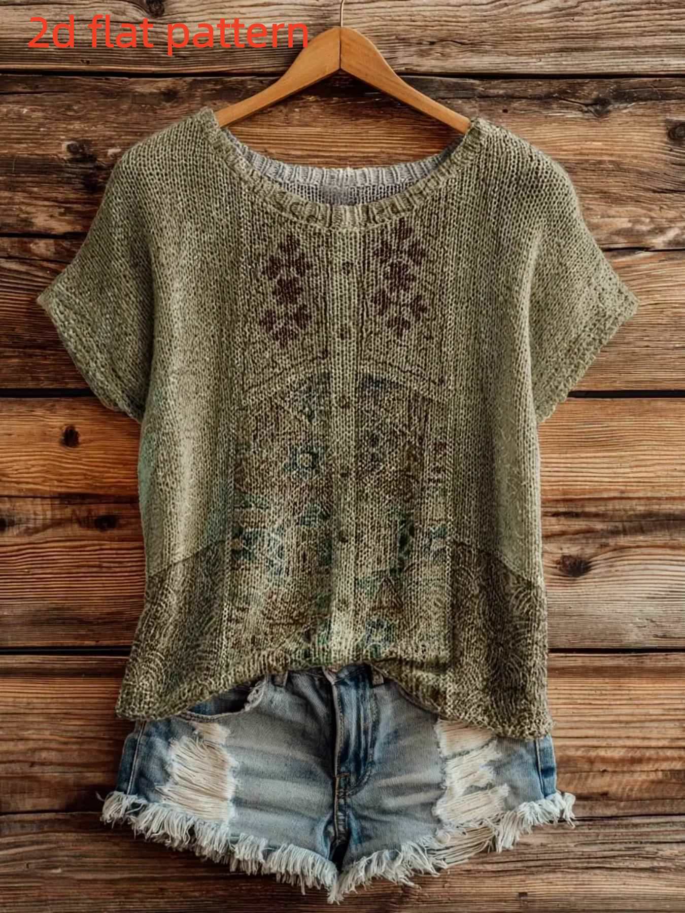 Printed Design - Nottextured S - Summer Clothing Yarn 评论和价格