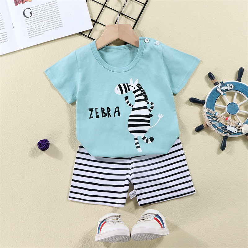 Cotton Tees+Shorts 2-piece Tra - Summer Clothing Toddler 评论和价格