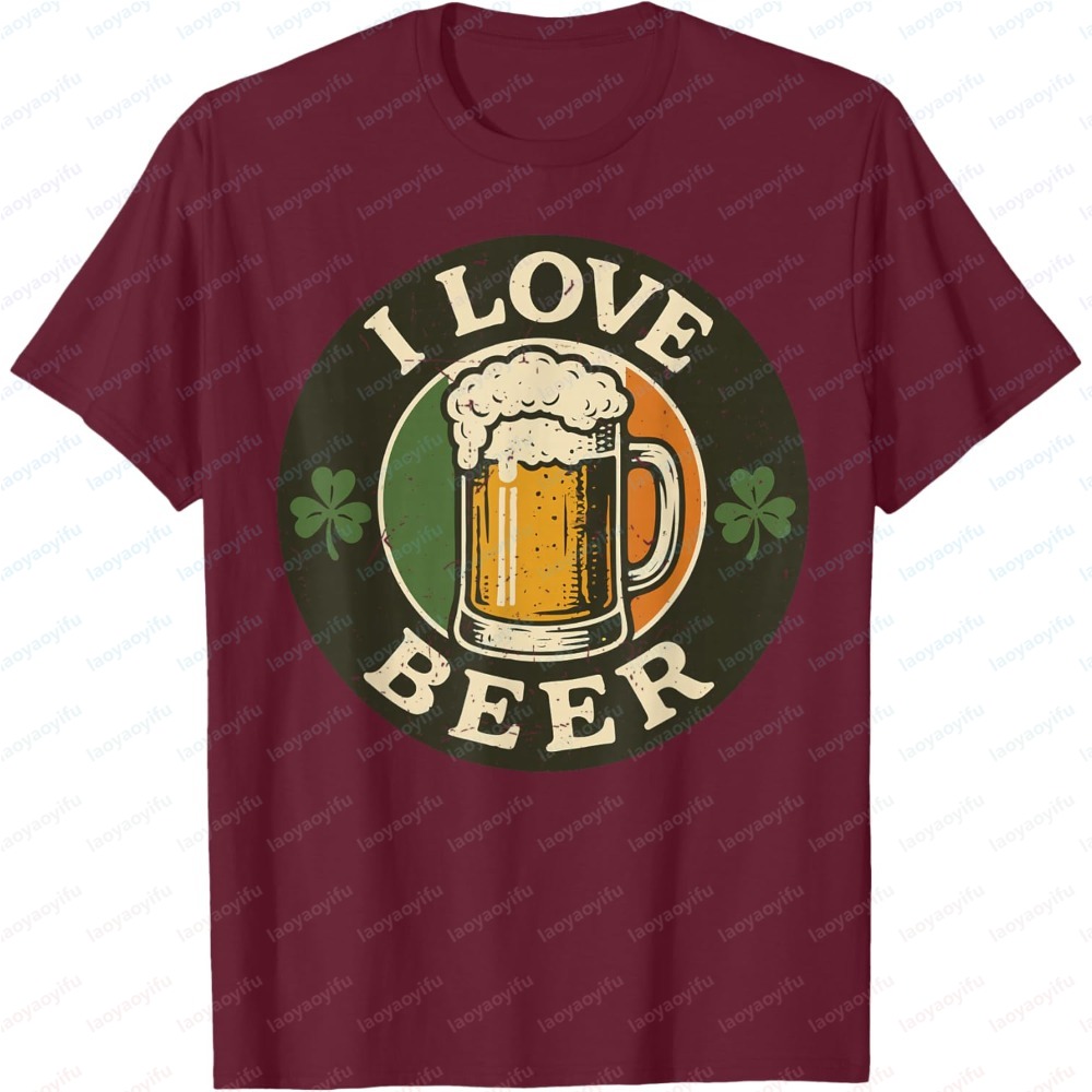 Men Clothing I Love Beer St Pa - Ireland Summer Clothing 评论和价格
