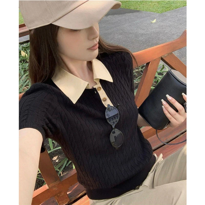 Women Clothing Knitted Sweater - Summer Clothing Yarn 评论和价格