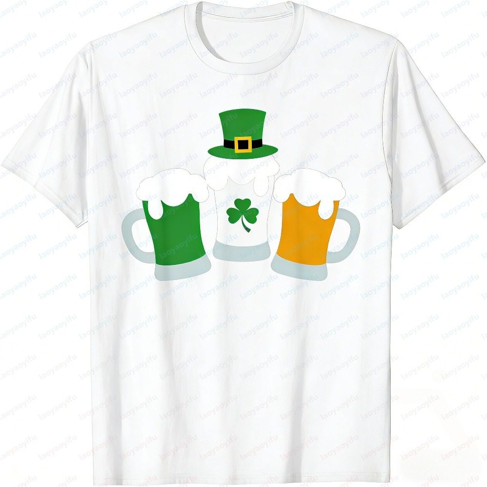 Men Summer Short Sleeve Cotton - Ireland Summer Clothing 评论和价格