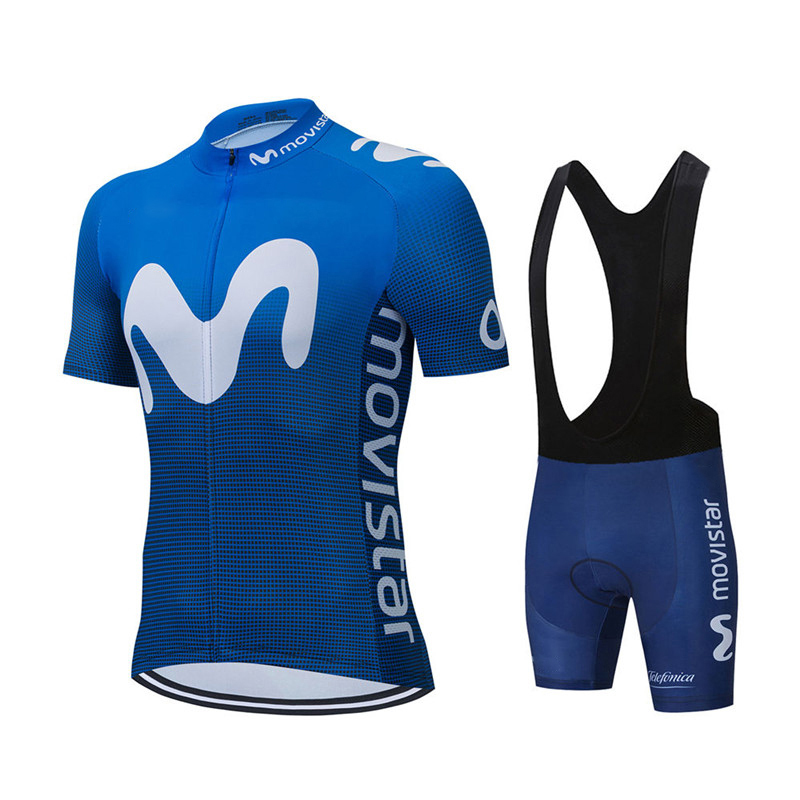 New Summer Movistar Team Cycli - Summer Clothing Sale Men 评论和价格