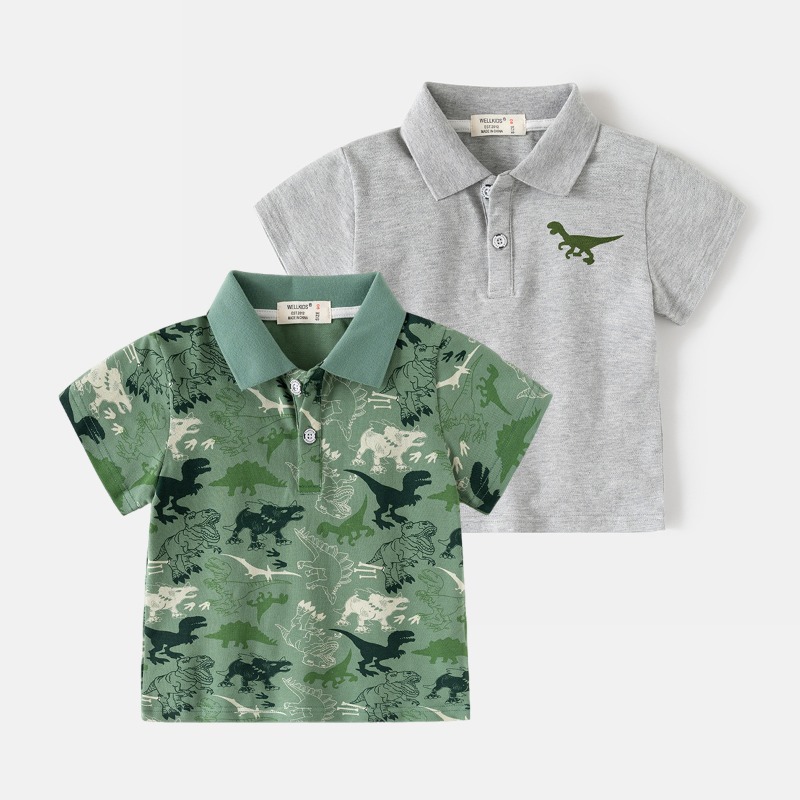 Boys Summer Short Sleeve Polo  - Summer Clothing Toddler 评论和价格