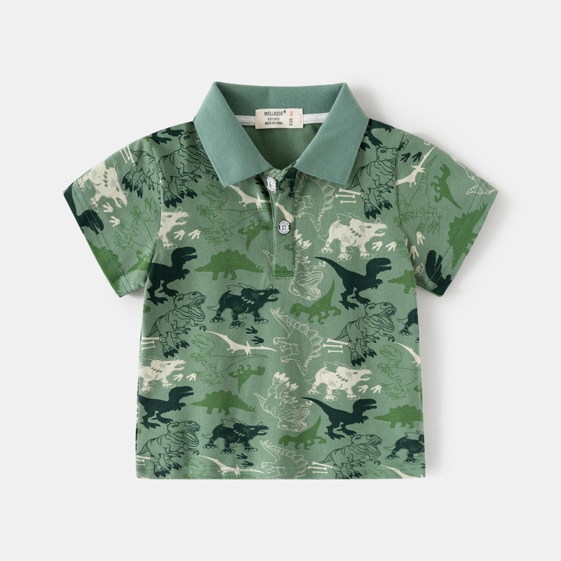 Boys Summer Short Sleeve Polo  - Summer Clothing Toddler 评论和价格