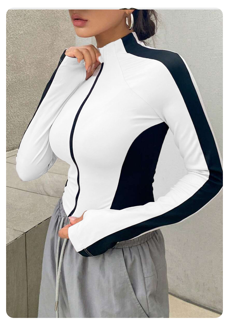 Yoga Clothes Stand Up Collar J - Summer Clothing Collection 评论和价格