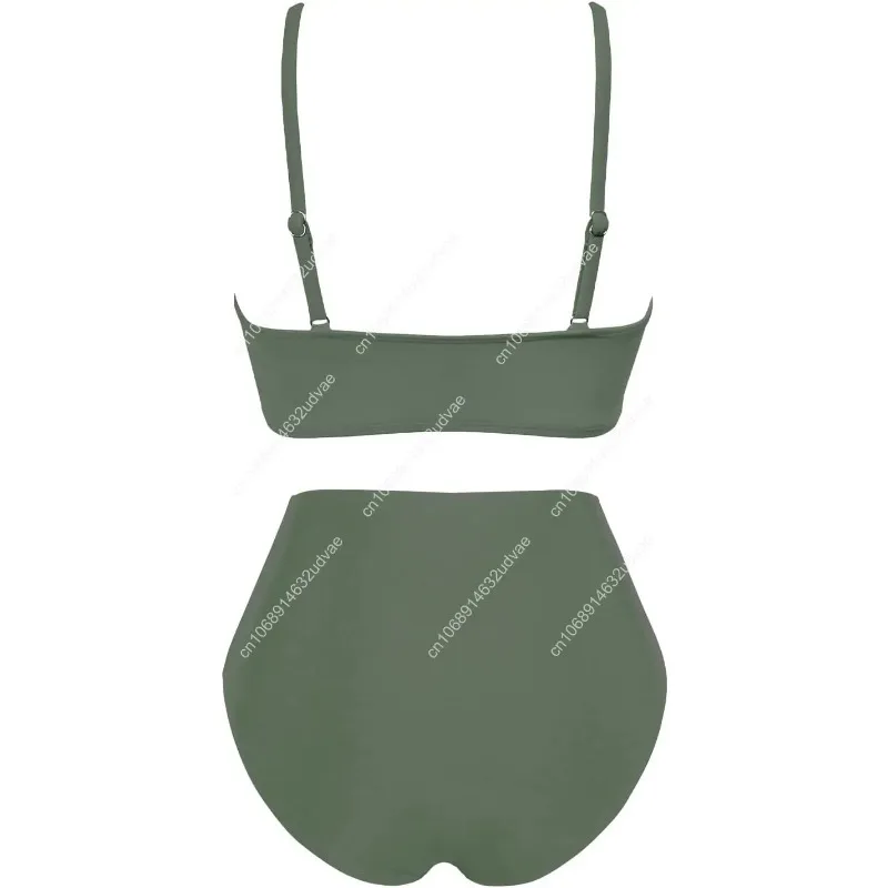 Women's High Waisted Bikini Se - Bikini Set Push Up 评论和价格