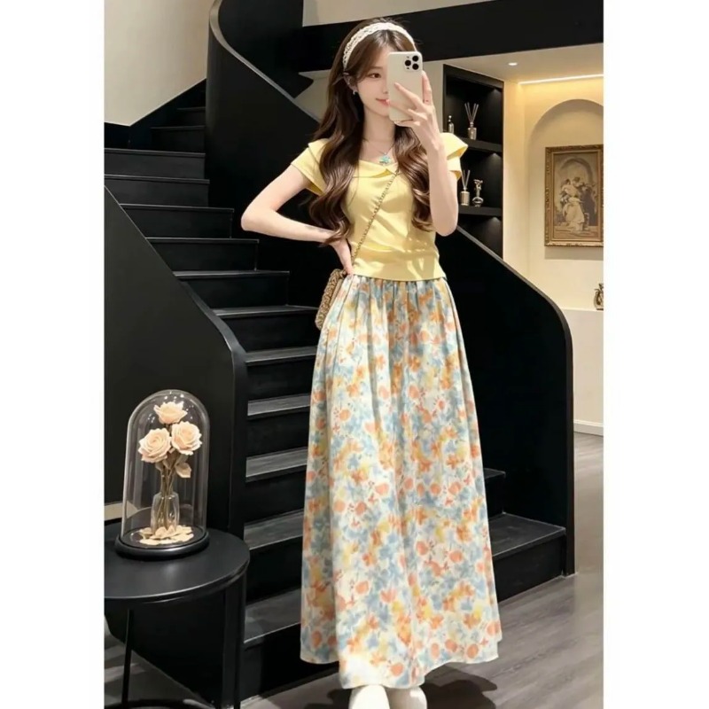 Japan Korean Women Sweet Slim  - Summer Clothing In Japan 评论和价格