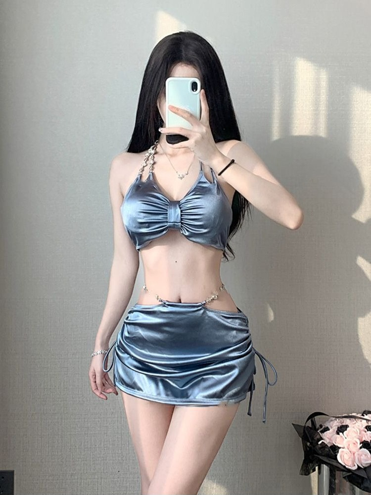 Women's Elegant Thin Strap Bik - Bikini Set Push Up 评论和价格