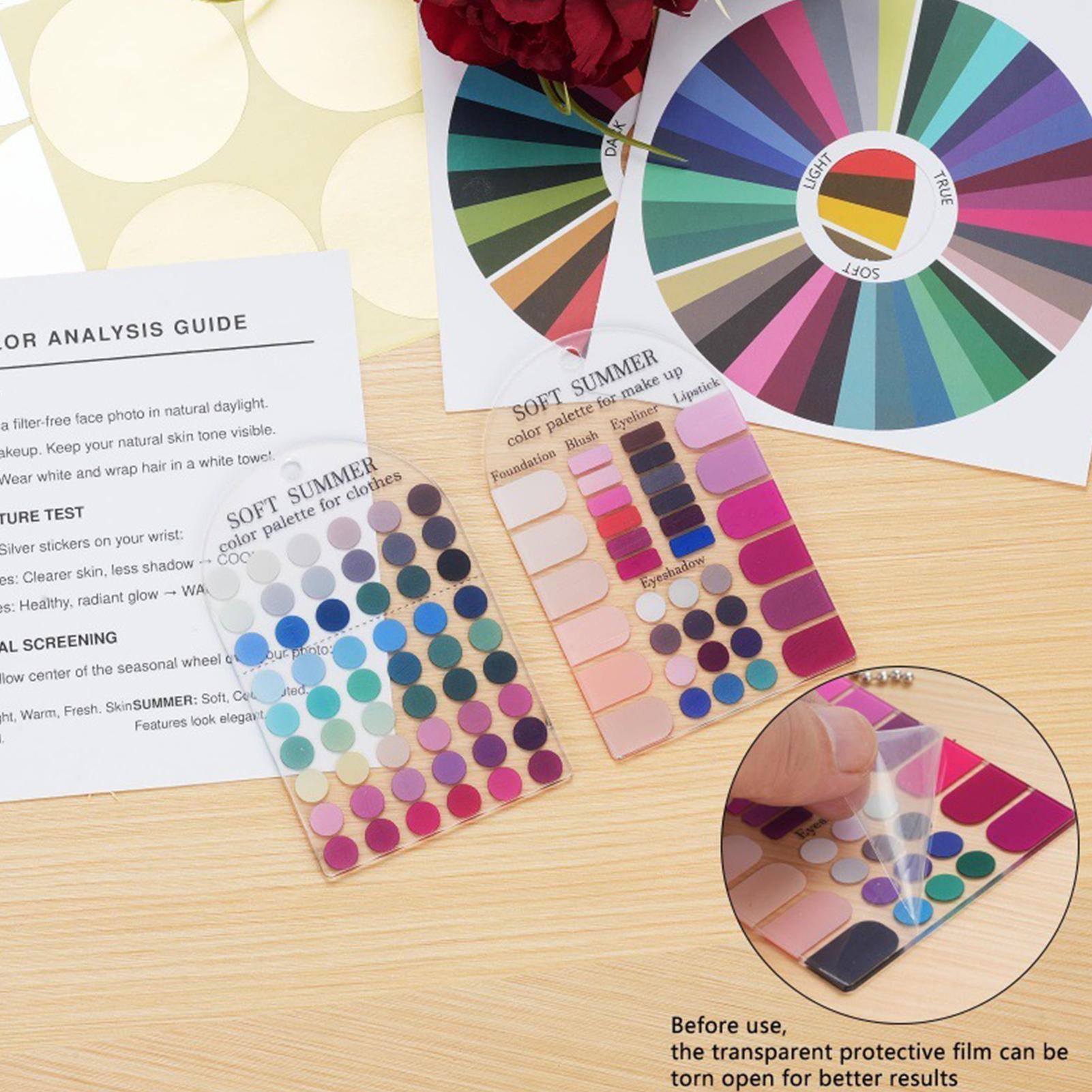 2Pcs Acrylic Seasonal Palette  - Summer Clothing Guide 评论和价格