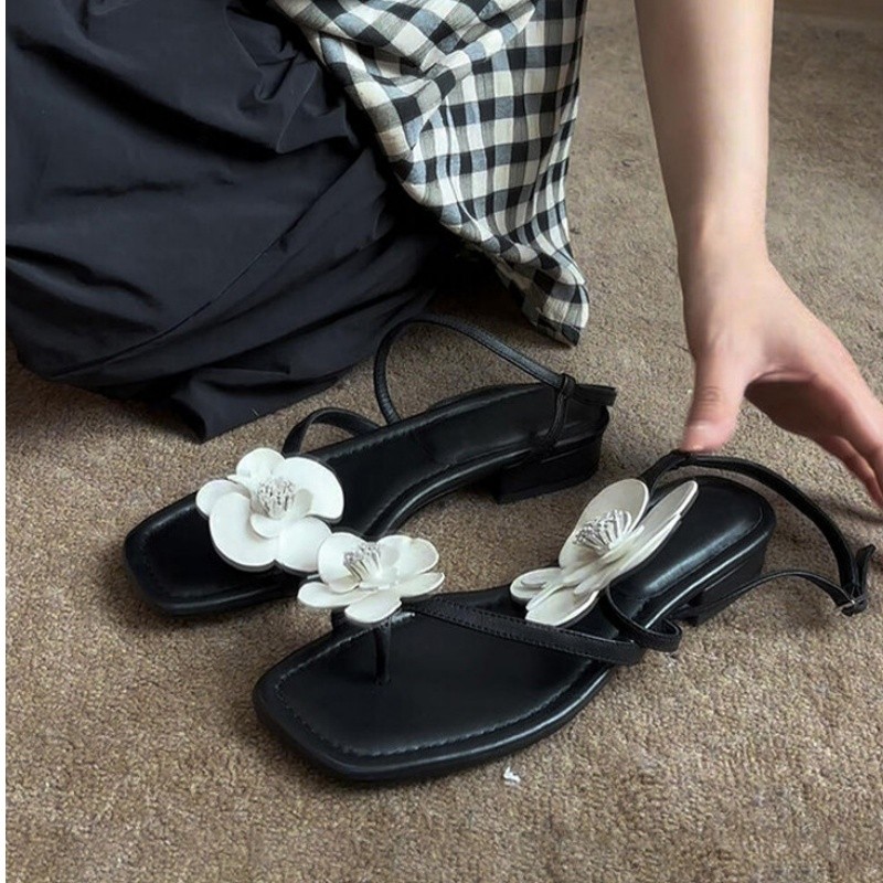 Wonen  Flower Clip Toe High Sa - Summer Clothing Offers 评论和价格