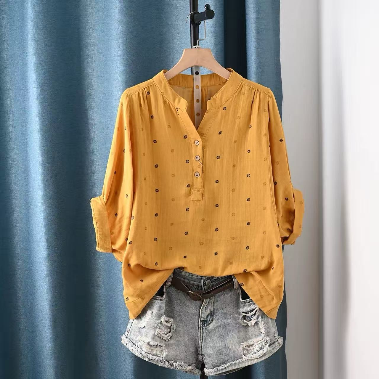 2026 Women's blouse women Japa - Summer Clothing Yarn 评论和价格