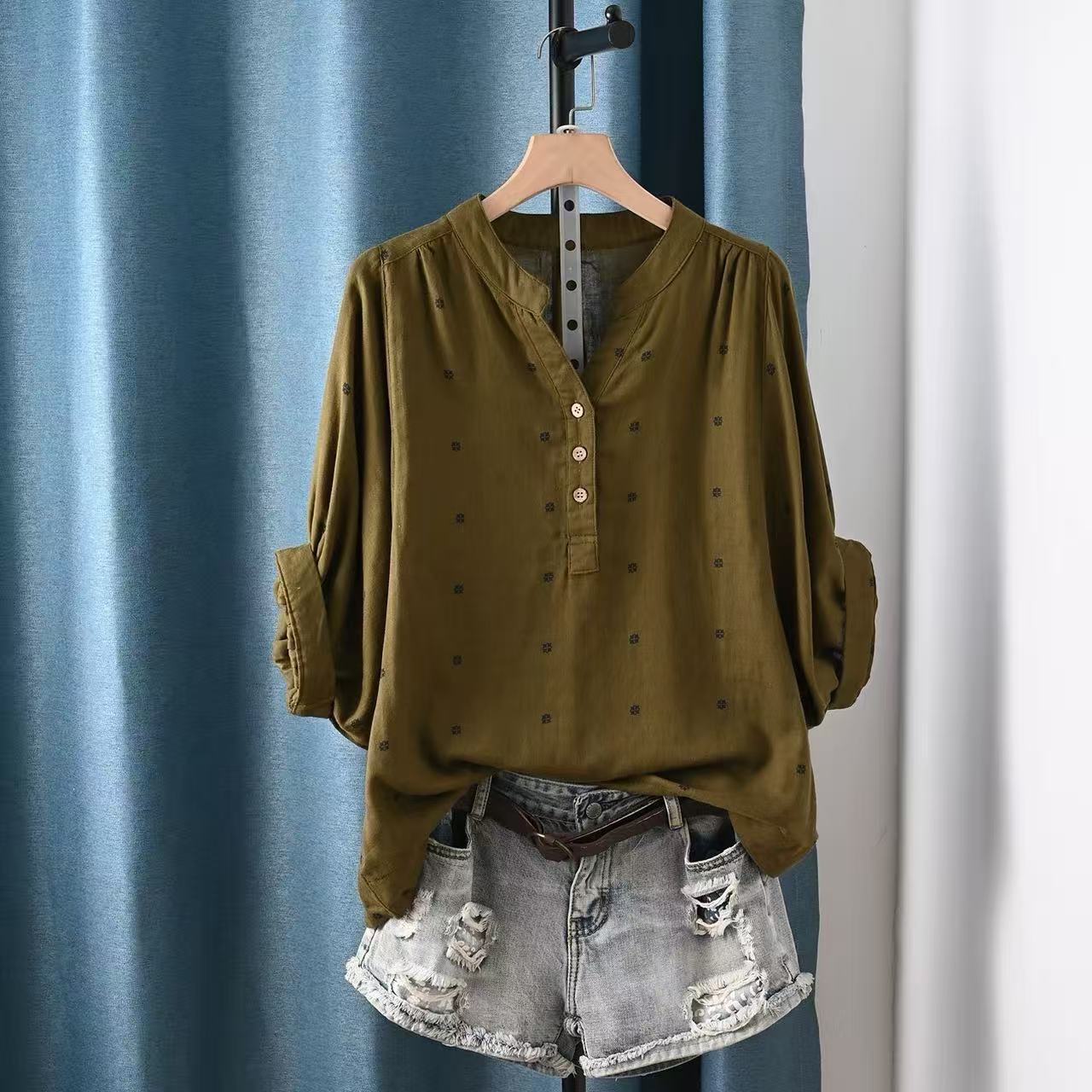 2026 Women's blouse women Japa - Summer Clothing Yarn 评论和价格