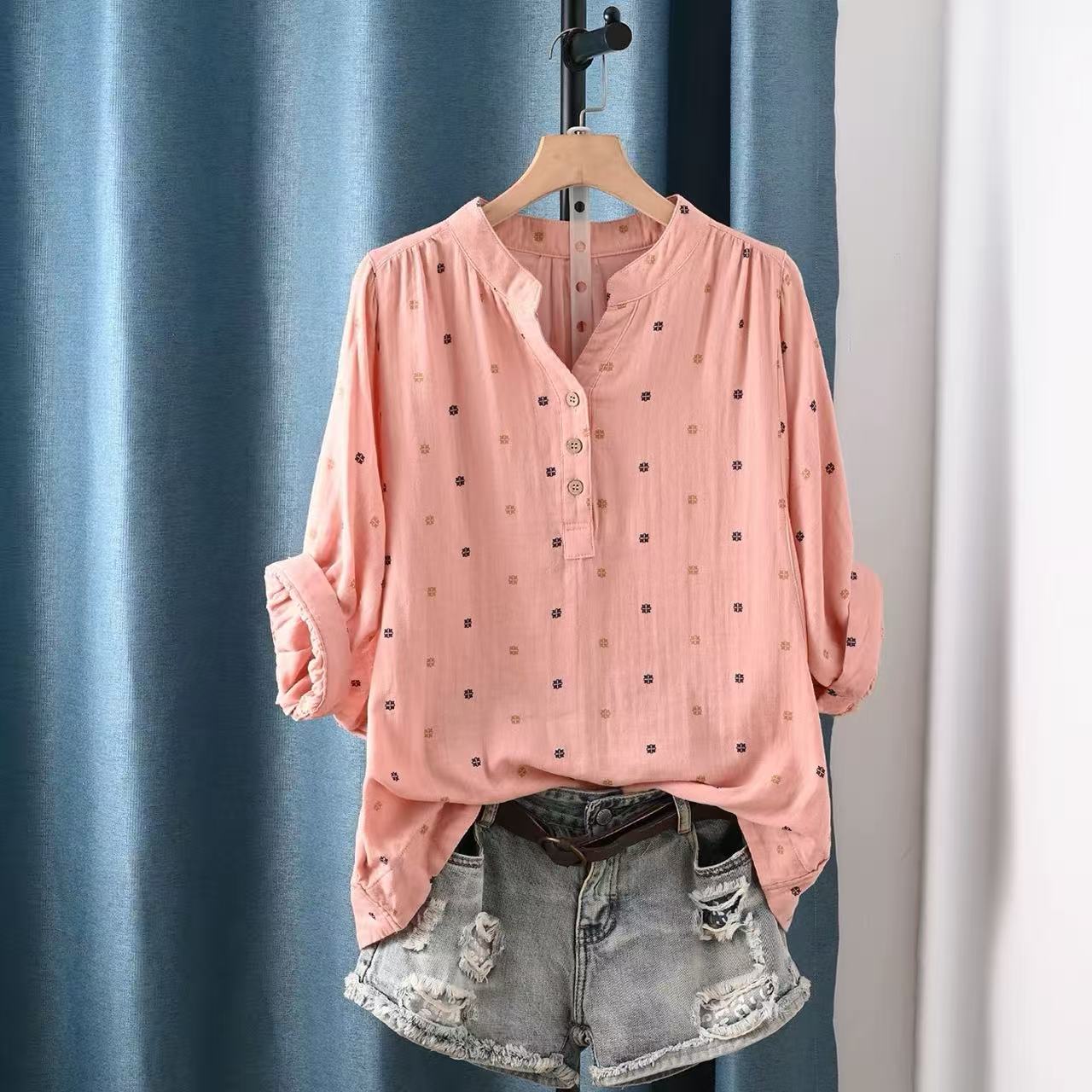 2026 Women's blouse women Japa - Summer Clothing Yarn 评论和价格