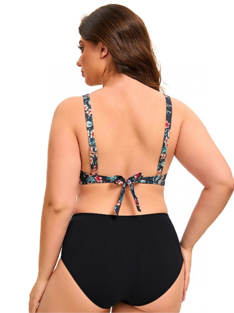 Plus Size High Waist Bikini Wo - Bikini Set Push Up 评论和价格