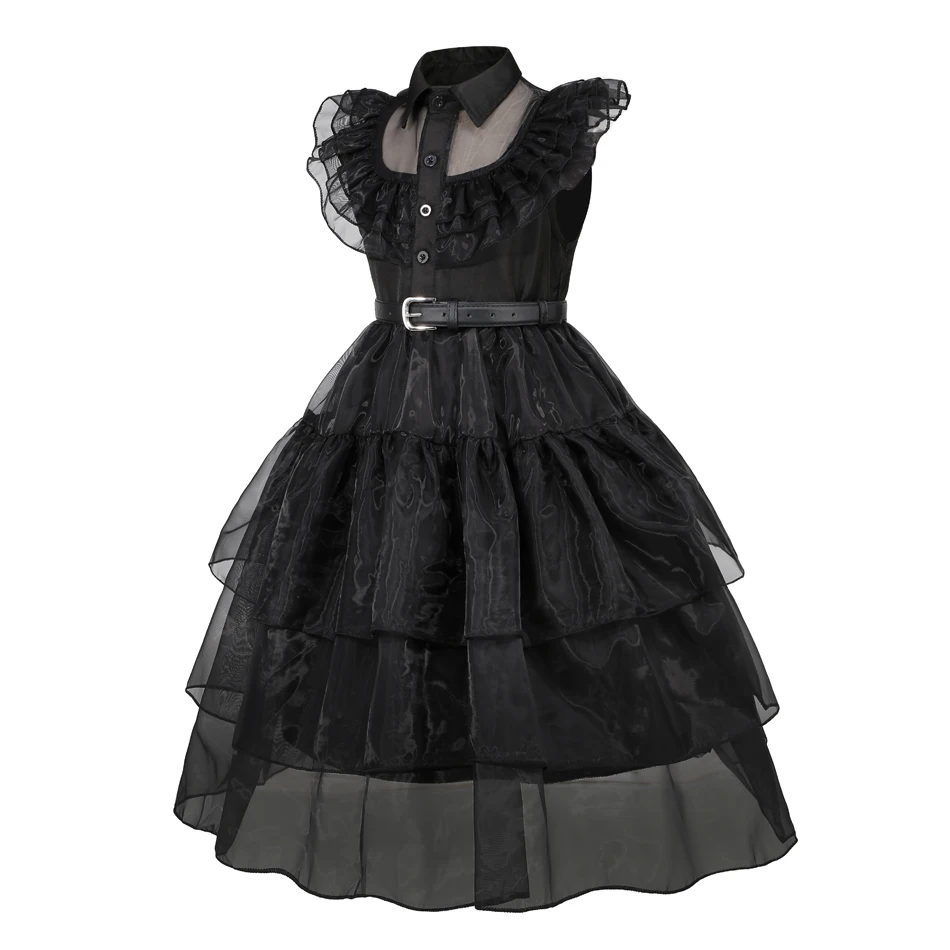 Black Costumes Dress for Girls - Summer Youth Clothing 评论和价格