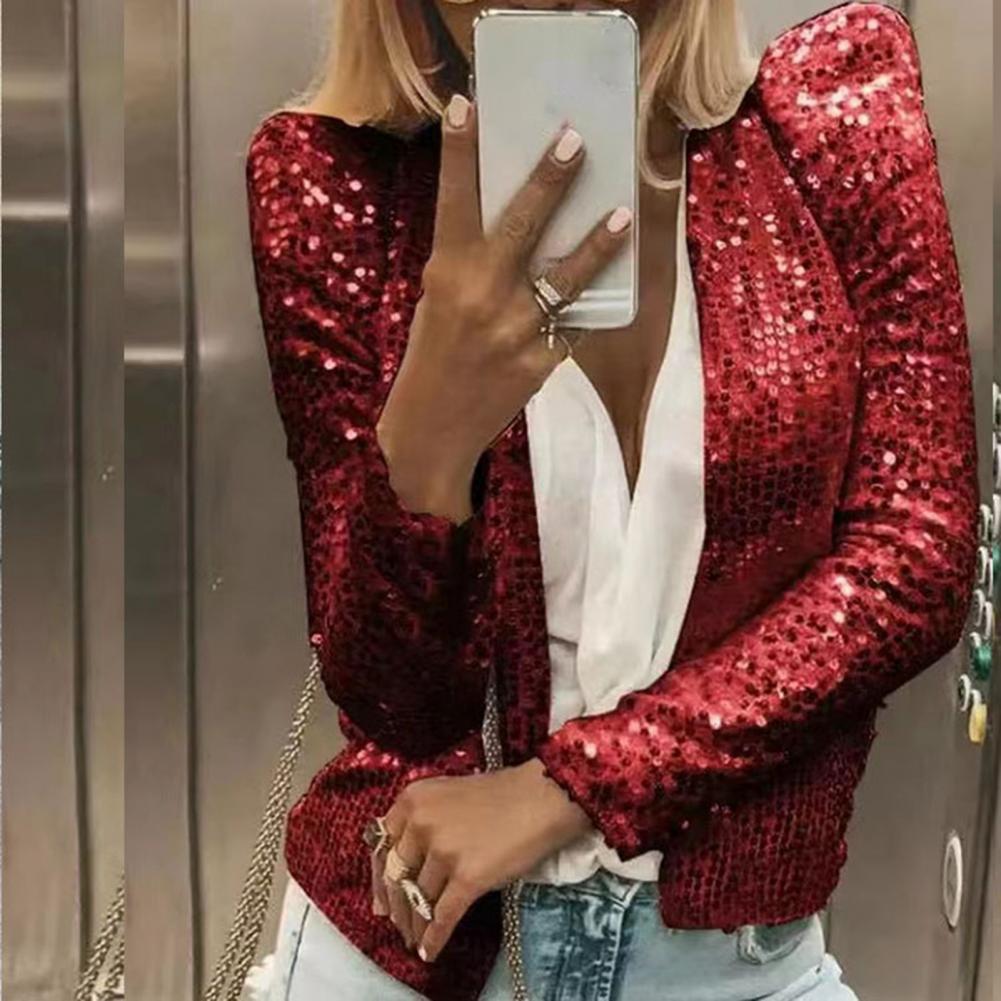 Party Blazer Sequin Decoration - Crew Clothing Summer Jacket 评论和价格