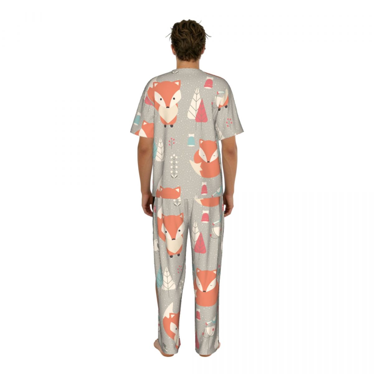 Men Pajamas Suit Short Sleeved - Summer Clothing Patterns 评论和价格