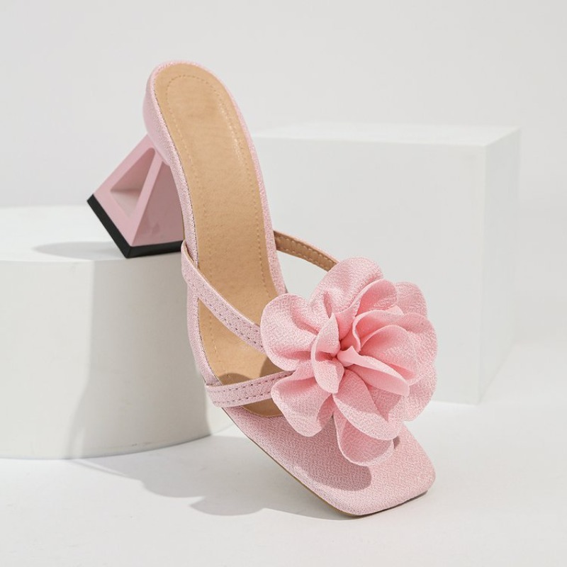 Womens 3D Flower Decor Sandals - Summer Clothing Offers 评论和价格