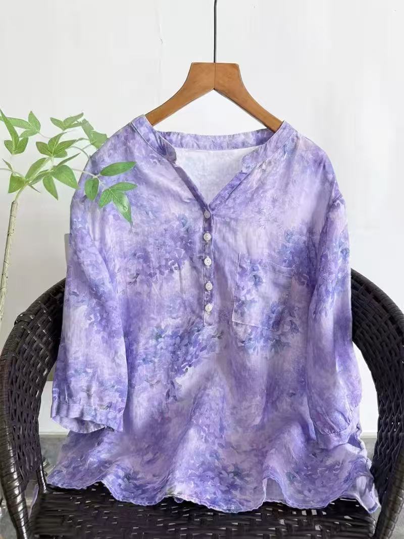 100% Ramie shirts for women su - Summer Clothing In Japan 评论和价格