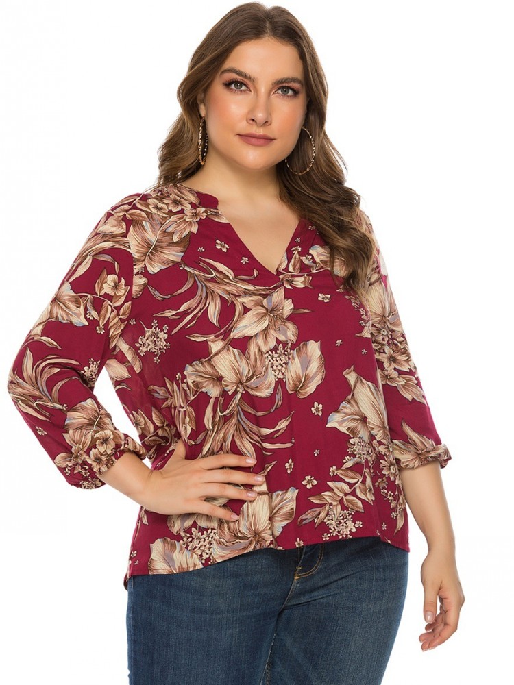 Women's Plus Size XL-4XL Casua - Xl Summer Clothing 评论和价格