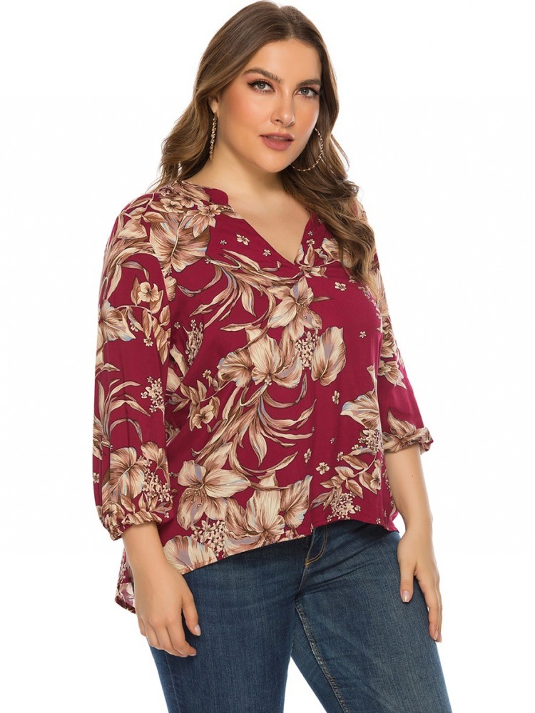 Women's Plus Size XL-4XL Casua - Xl Summer Clothing 评论和价格