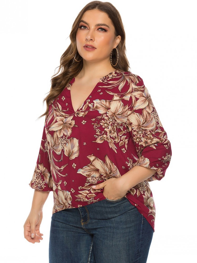Women's Plus Size XL-4XL Casua - Xl Summer Clothing 评论和价格
